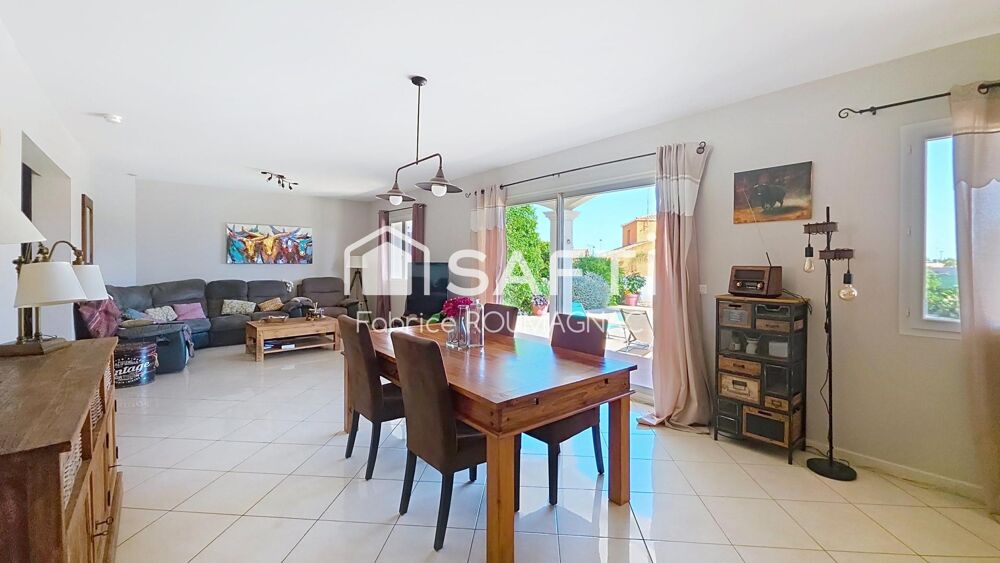 Vente Maison Maison de 153 m² avec piscine, garage, trois chambres sur une parcelle de 1265 m² Cazouls-les-beziers