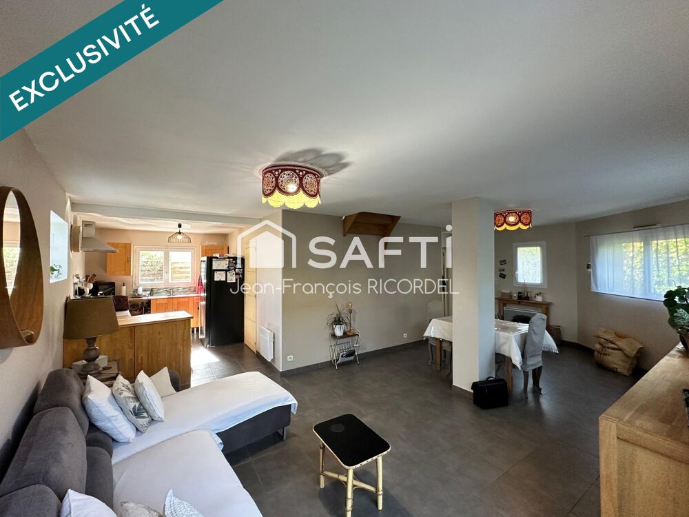 Maison Séjour salon cuisine ouverte, 1 ch Rdc, 2 Etg.