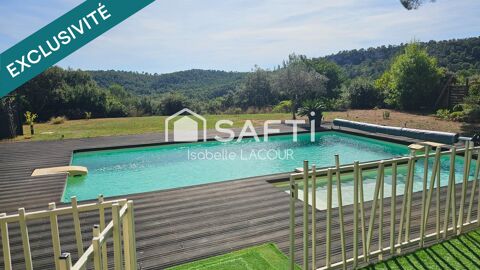   Maison contemporaine 165 m avec vue dominante et piscine Maison - 5 pice(s) - 165 m