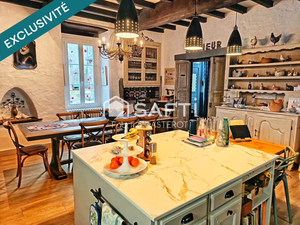 Vente Maison Corps de ferme plus loft et studio 245m² Habitable Poueyferré