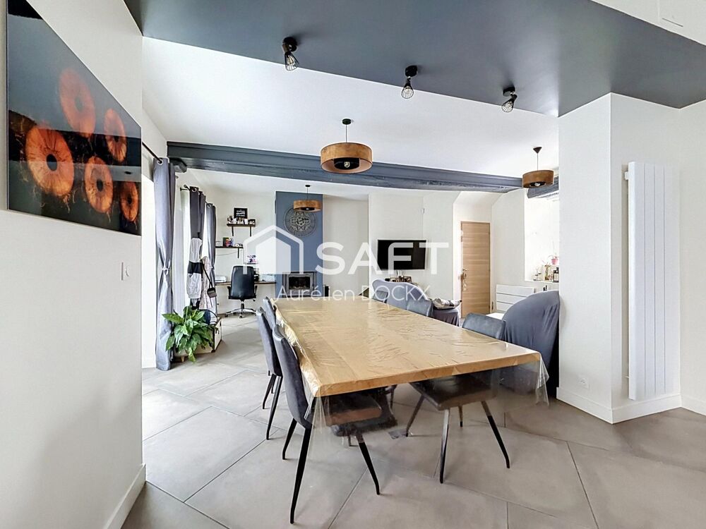 Maison de charme rénovée 154 m², 5 chambres, véranda