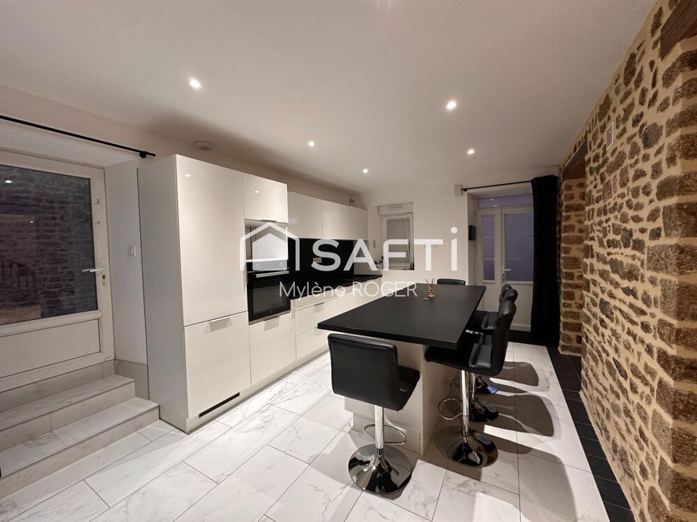 Maison rénovée avec goût  3 chambres et jardin