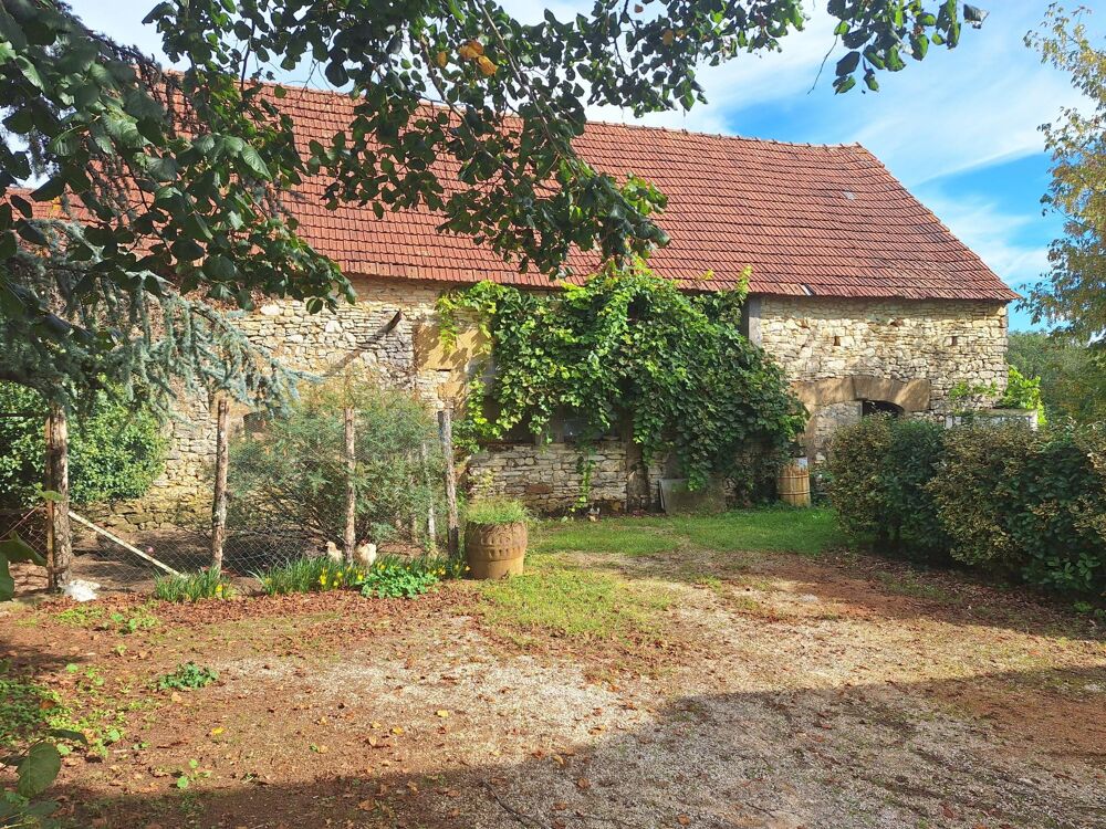 Vente Maison Ancienne grange en pierre à rénover avec terrain constructible Degagnac