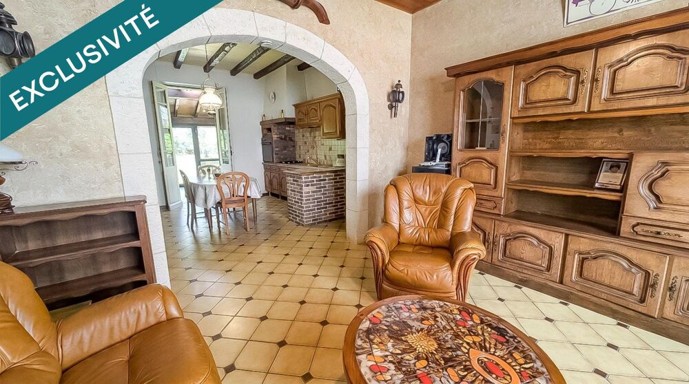 CHARMANTE MAISON SUR UN GRAND TERRAIN