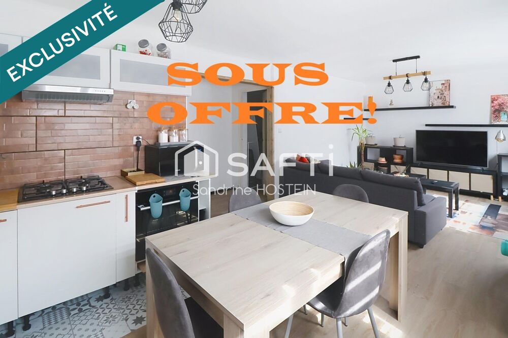 Appartement de 60m2 1 chambre avec balcon et cave privée.