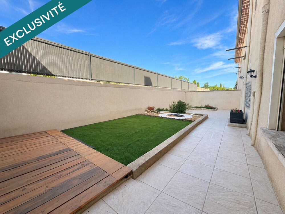 LIGNAN-SUR-ORB  MAISON IMPECCABLE AVEC TERRASSE DE 70 M² ET GRAND GARAGE