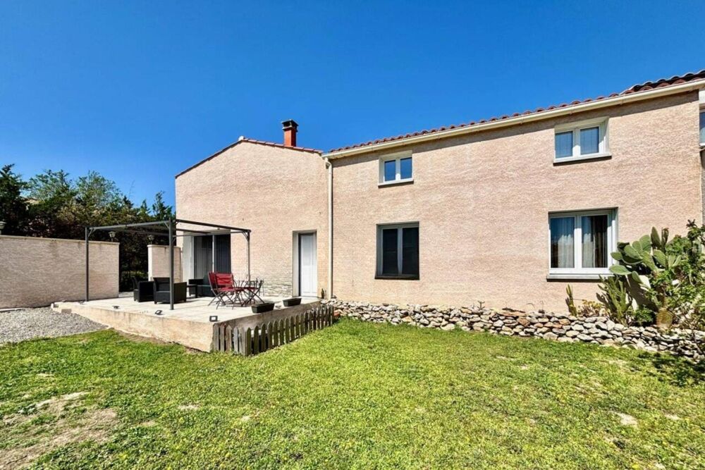 Vente Maison Villa 125m² 4 chambres dont 2 au rez de chaussée sur terrain piscinable de 375m² Trebes