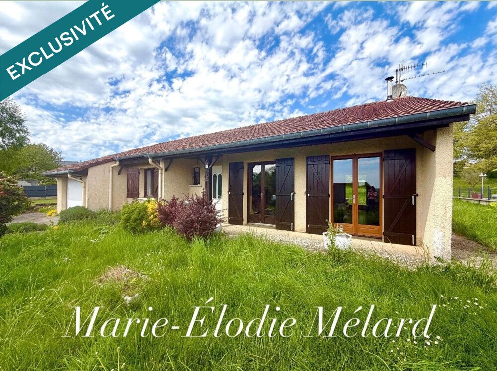 Plain-pied 3 chambres avec grand terrain de 10,71 ares  Villers-la-Chèvre  Secteur frontalier
