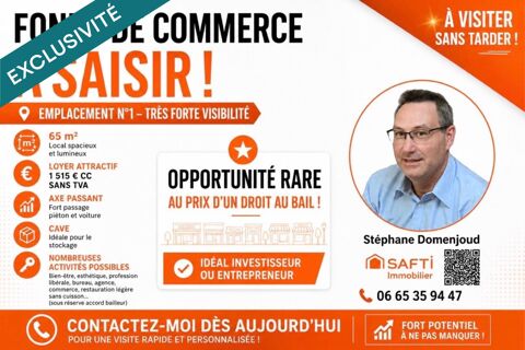   FONDS DE COMMERCE – EMPLACEMENT N°1 - A SAISIR 