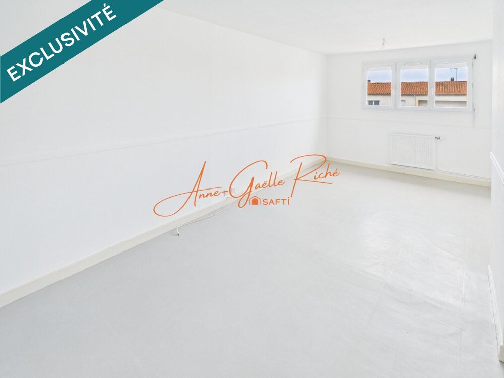 Appartement T3/T4 de 62m² avec Garage et Cave, Dernier étage