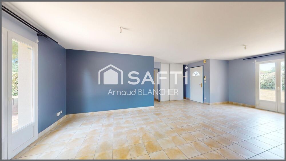 Vente Maison Pavillon plain-pied, quatre chambres, salle de bain, garage, jardin. Garat