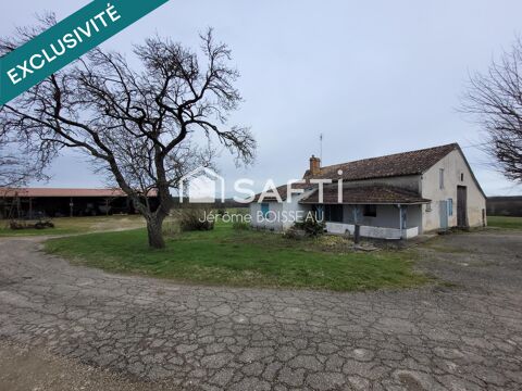   sur un terrain de 3000 m2 maison et grange Maison - 4 pi�ce(s) - 90 m�