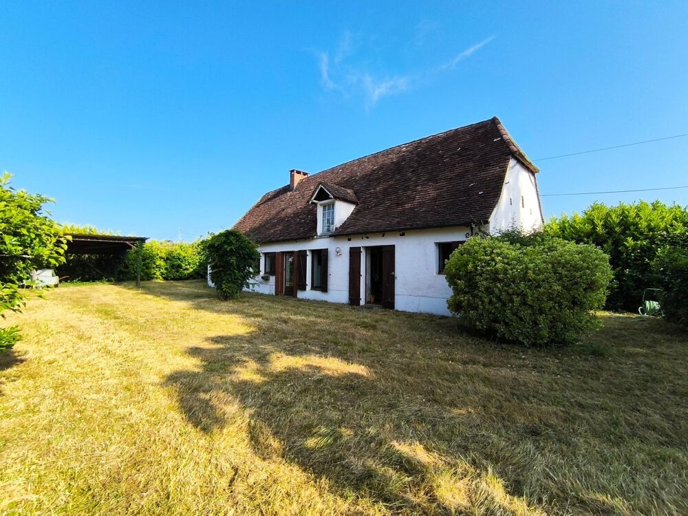 Périgourdine de 80m2 avec sa grange, sur 2554 m2