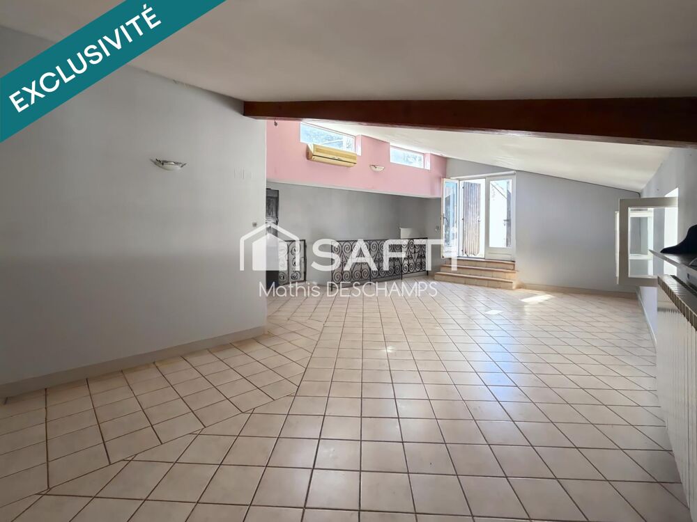 198 m², garage et terrasse en centre-ville