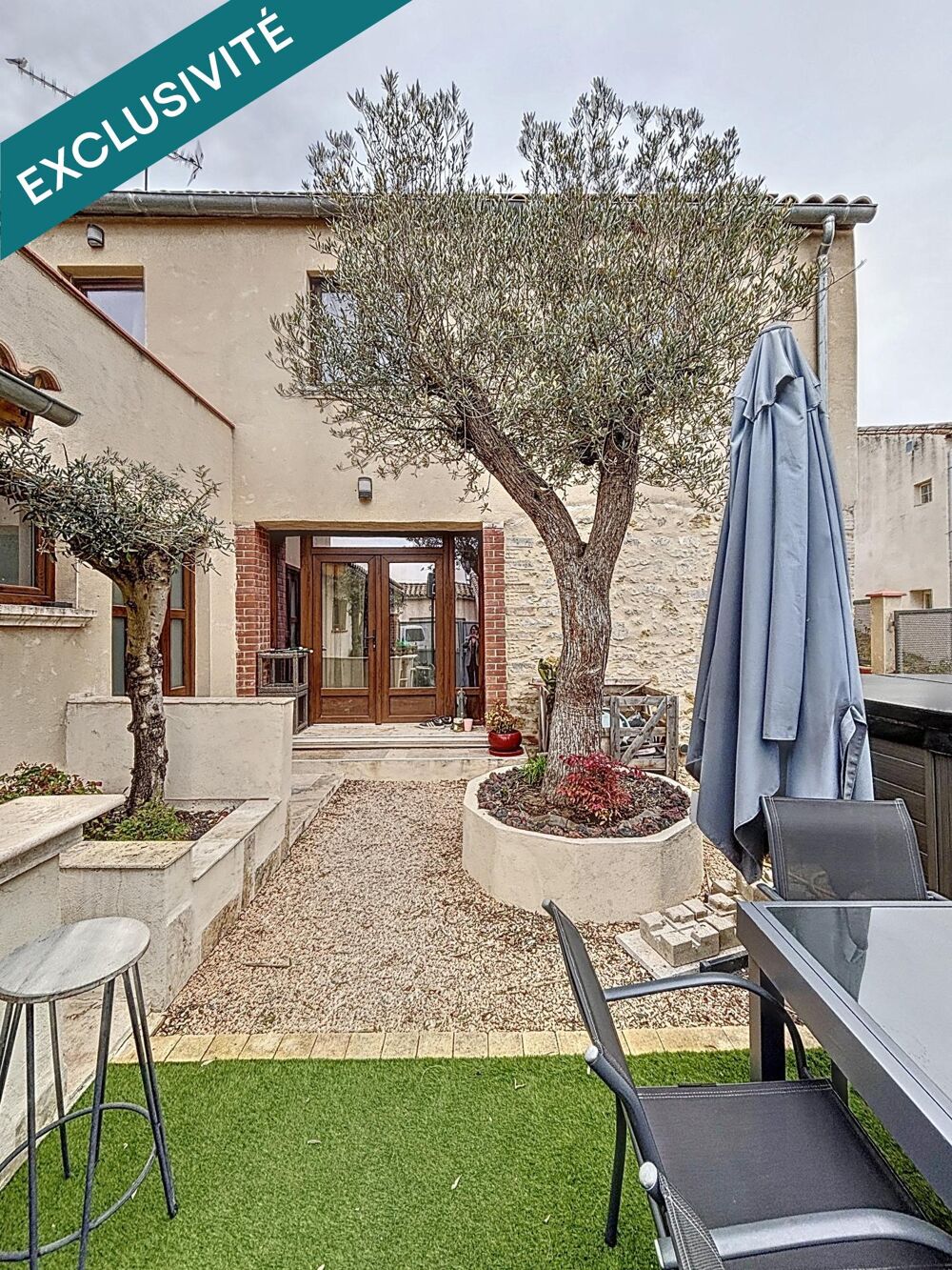 Vente Maison VILLA COUP DE CUR  MATRIAUX HAUT DE GAMME & JARDIN EXOTIQUE Bram
