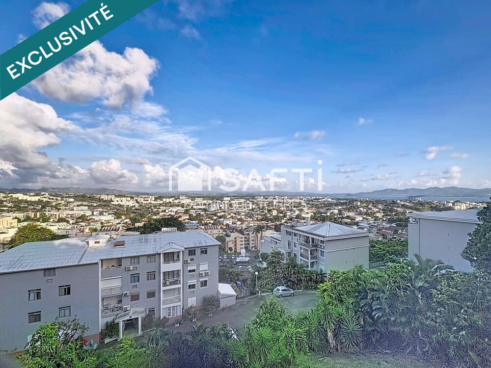 FORT-DE-FRANCE: BEAU T2 LUMINEUX VUE MER