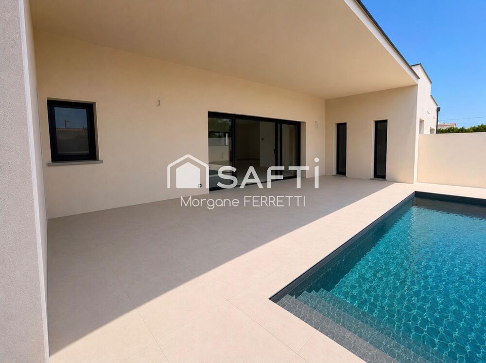 Vente Maison VILLA PLAIN-PIED 130 M² ENVIRON AVEC PISCINE ET GARAGE SUR TERRAIN DE 357 M² Villedaigne