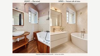 Vente Maison Maison de 174 m2 avec terrain de 856 m2 7 pièces/5 chambres Villegouge