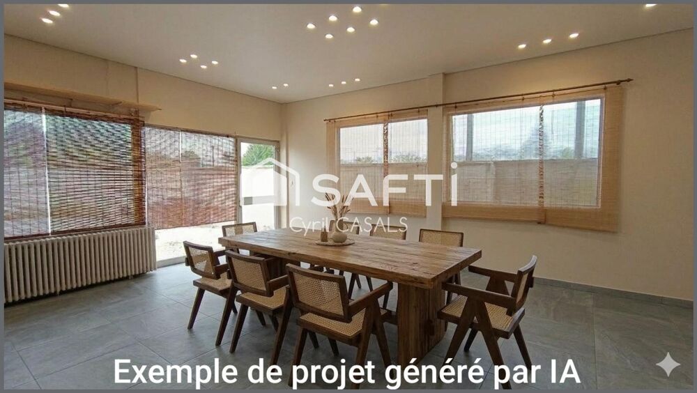 Grande maison d'habitation 4 chambres de 138 m2