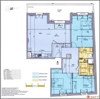  Appartement  vendre 4 pices 99 m