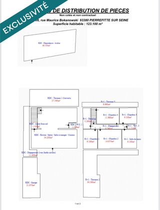  Maison  vendre 6 pices 170 m