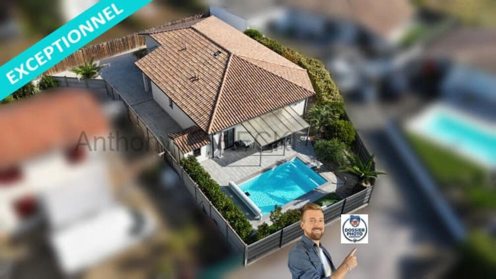 Maison récente 2017, piscine, 4 ch, 3 SDB