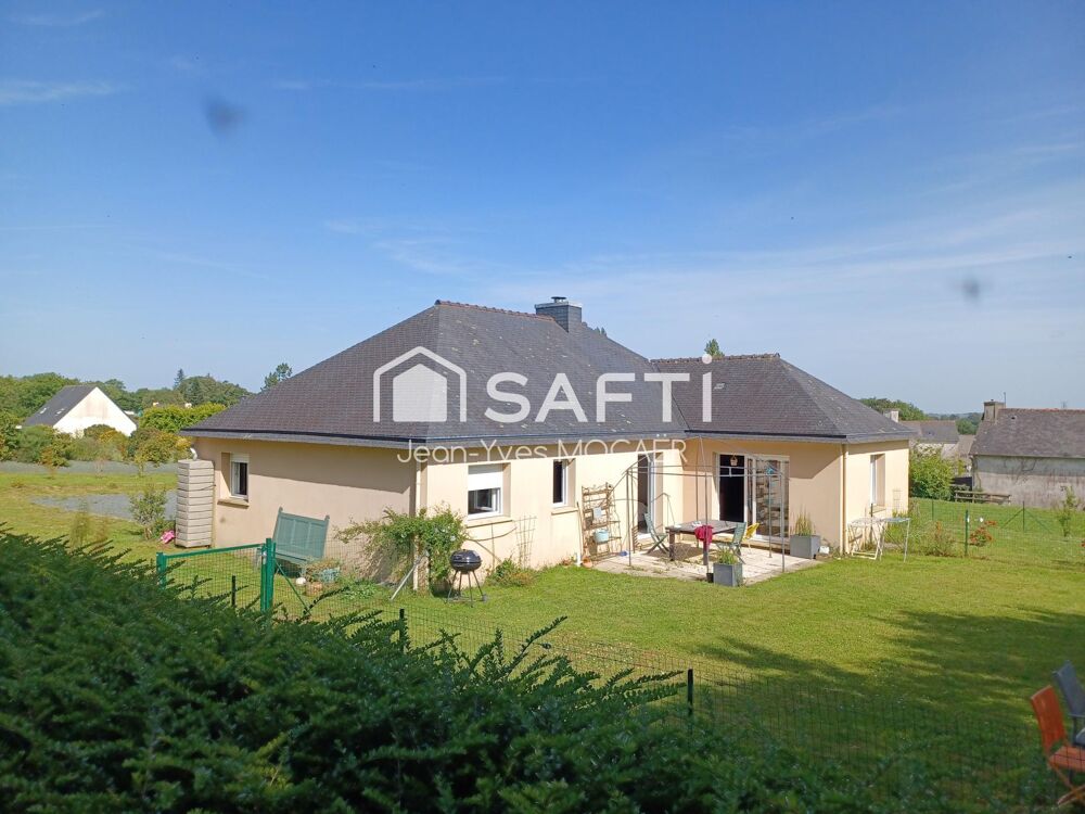 Vente Maison LAZ (29520) ; Superbe contemporaine de 2008, vie de plain pied, non loin toutes commodités. Laz