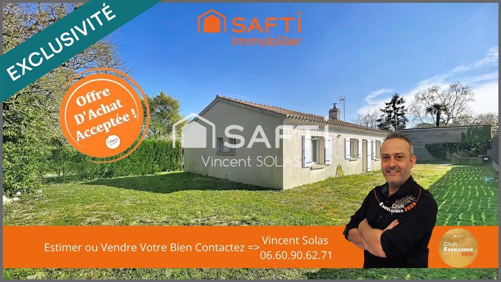 Exclusivité - Maison de Plain-Pied de 90m² sur 700m²