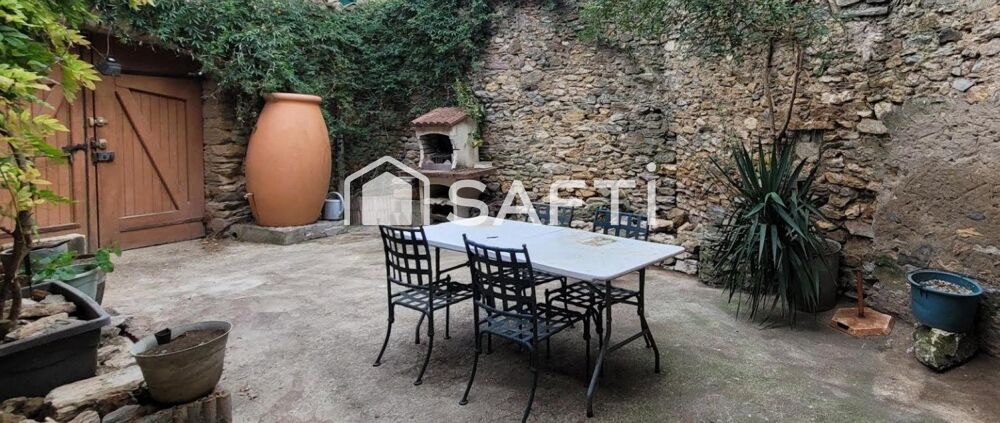 Faugères, 180m2 habitable, cour, terrasse, 5 pièces