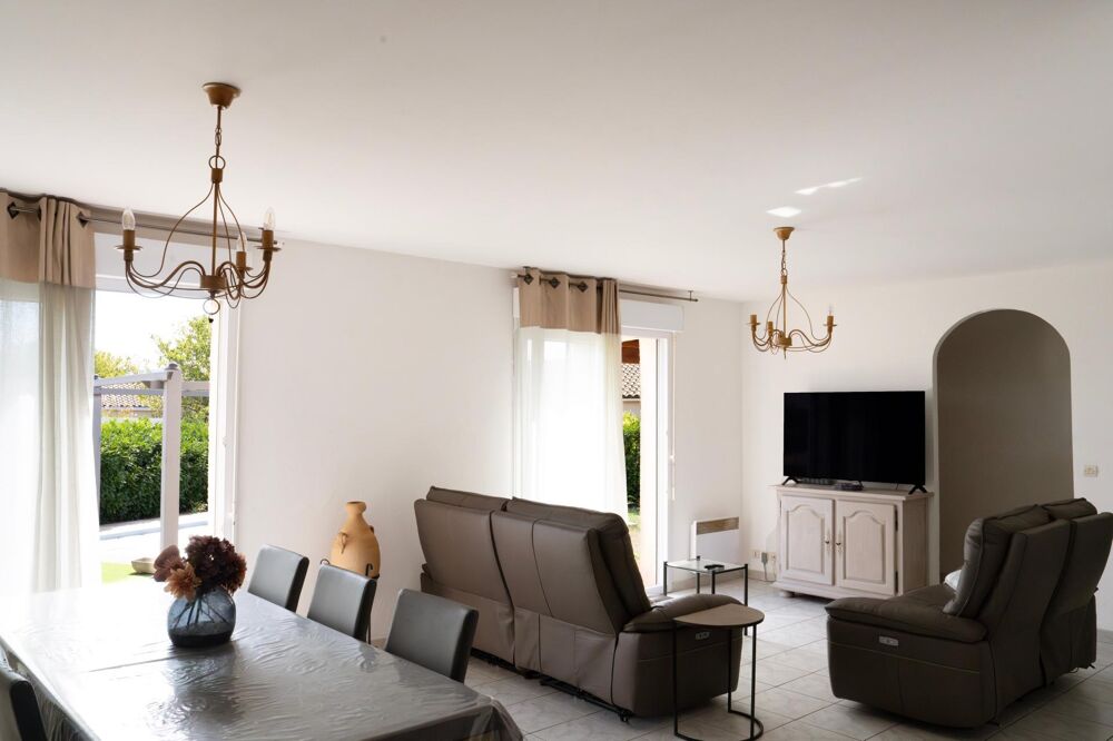Maison plain-pied - 3ch. - Garage - Jardin - Piscine