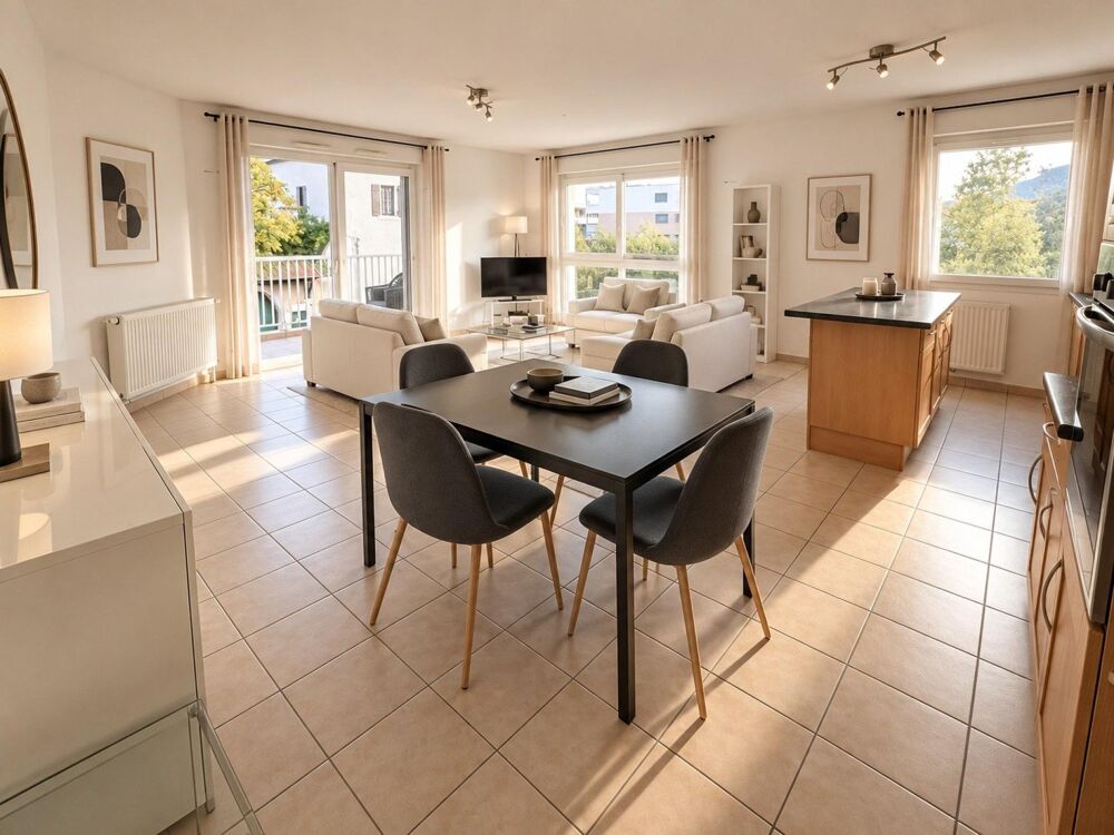 Coup de coeur à Cessy  Grand T3 de 87 m² avec balcon et cave