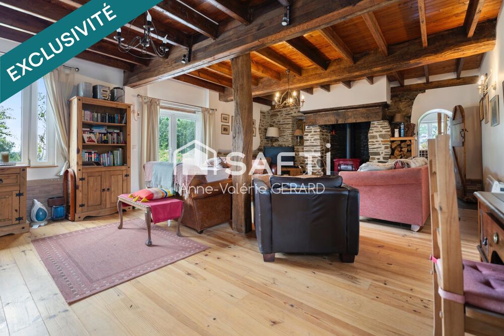 Maison de campagne avec gîte- 5chbs 4070m² jardin