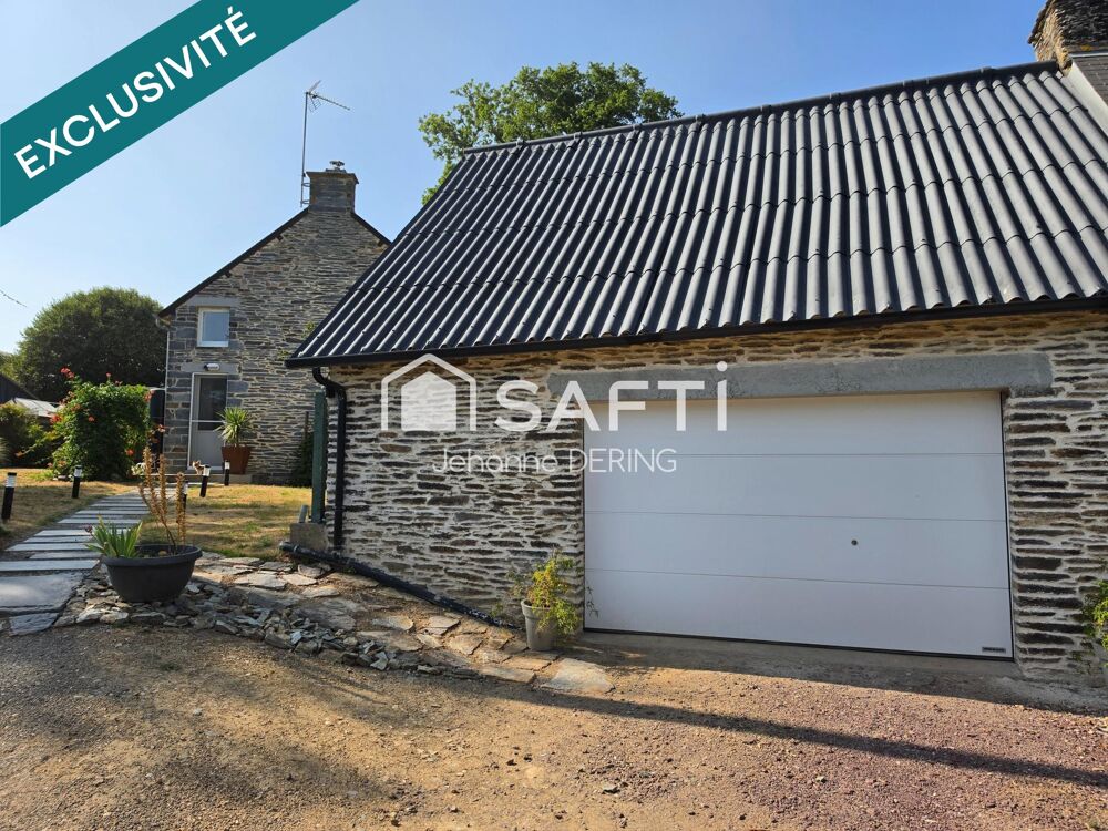 Vente Maison SANS TRAVAUX - Maison en Pierre rénovée 3 chambres Ruffiac