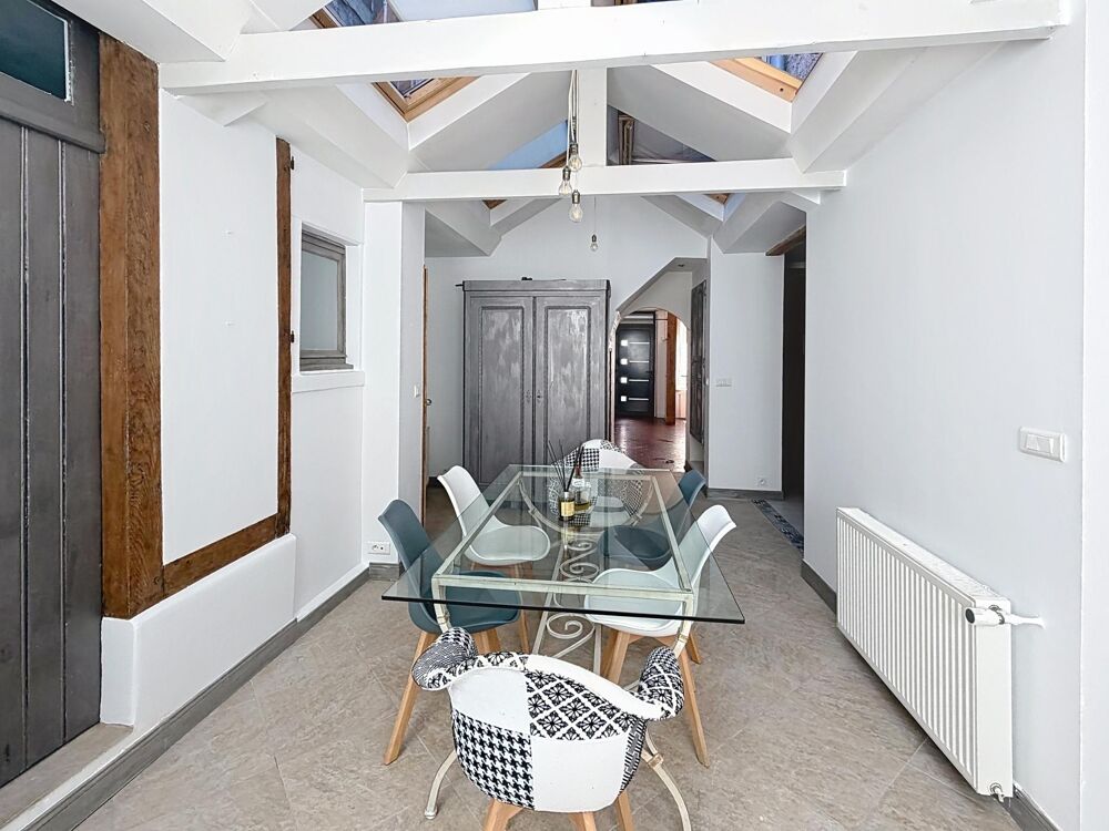 Maison de ville de caractère avec terrasse  Un esprit loft au coeur de Reims