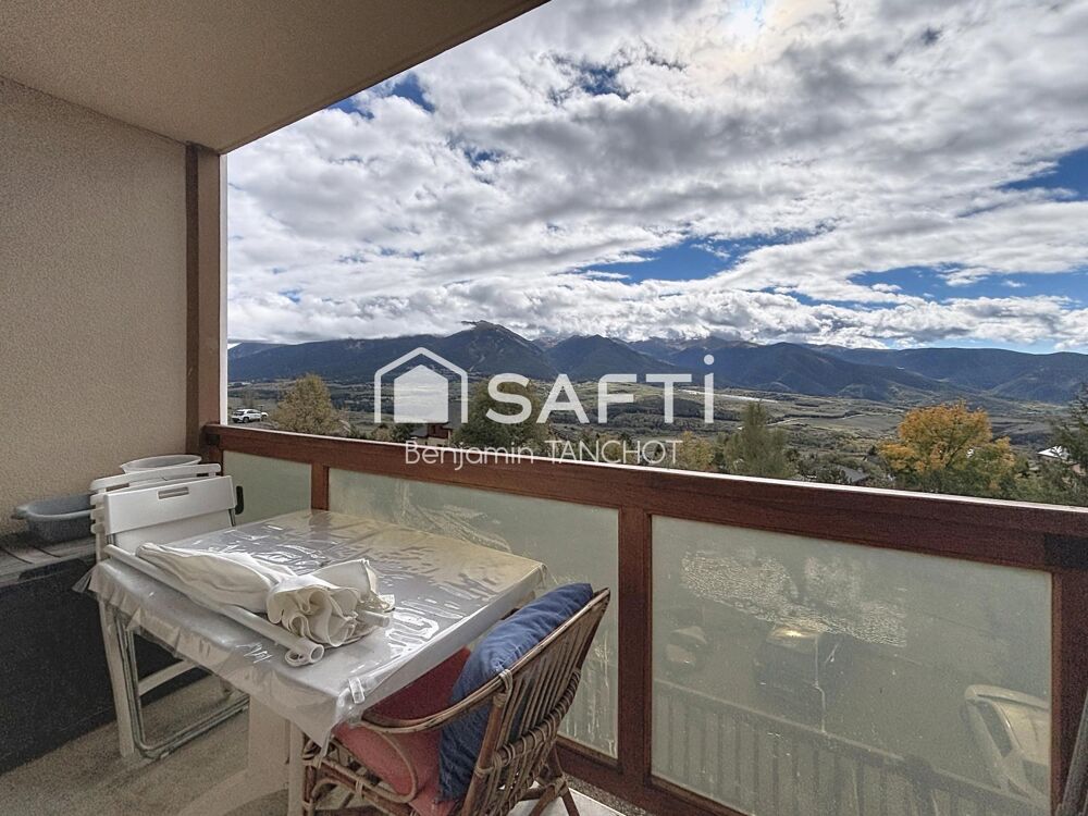 Vente Appartement Studio avec vue panoramique plein sud, balcon et parking privatif Font-romeu-odeillo-via