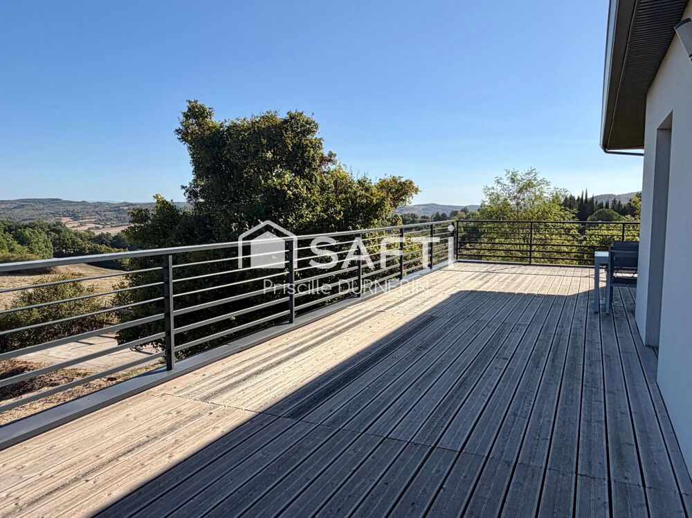 Vente Maison Maison de plain-pied - Vue - Terrain - Garage Roumengoux