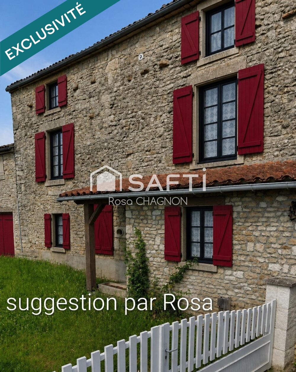 Maison avec du cachet, pas loin de Niort