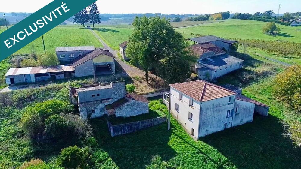 Vente Maison Ferme avec plus de 27 ha à Laugnac, vue dégagée Laugnac