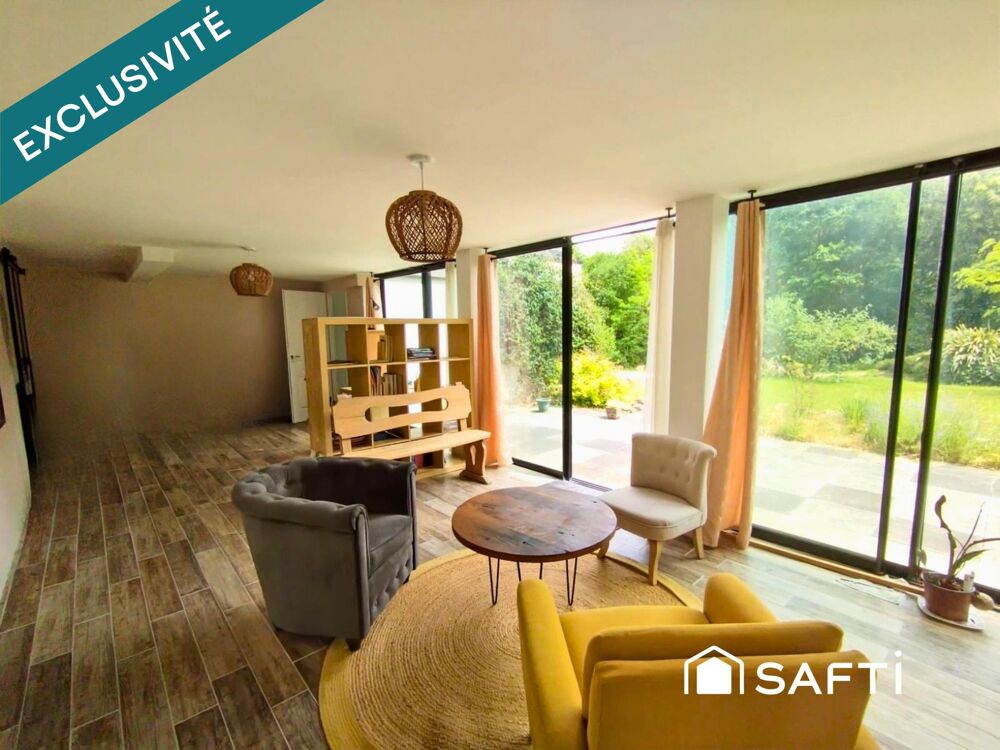 Moderne, éco-performante, terrain 3000 m² arboré