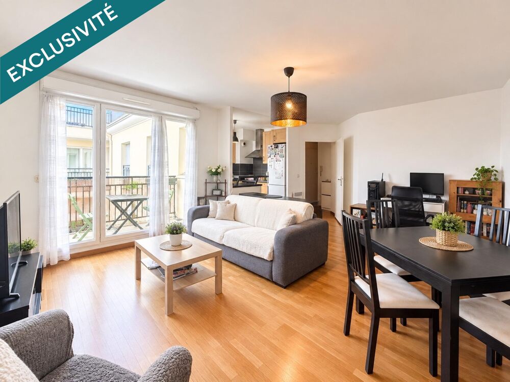 Vente Appartement Appartement 63 m², Balcon, vue monument historique Longjumeau