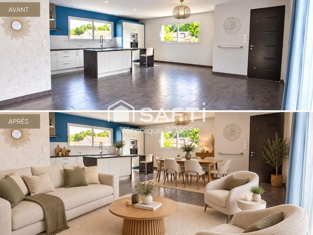 LA ROCHE-SUR-YON  MAISON CONTEMPORAINE DE PLAIN-PIED  105 M²  3 CHAMBRES