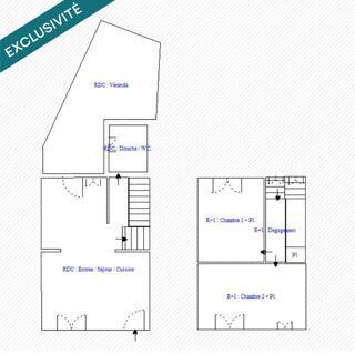  Maison � vendre 3 pi�ces 52 m�