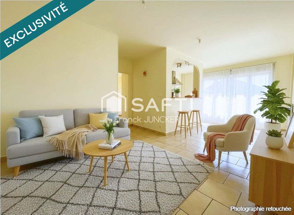 Appartement T2 Rez-de-chaussée avec Cave et Parking .