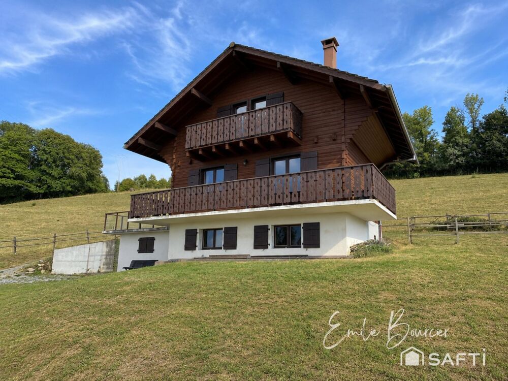 Chalet vue lac sur 1403m² de terrain