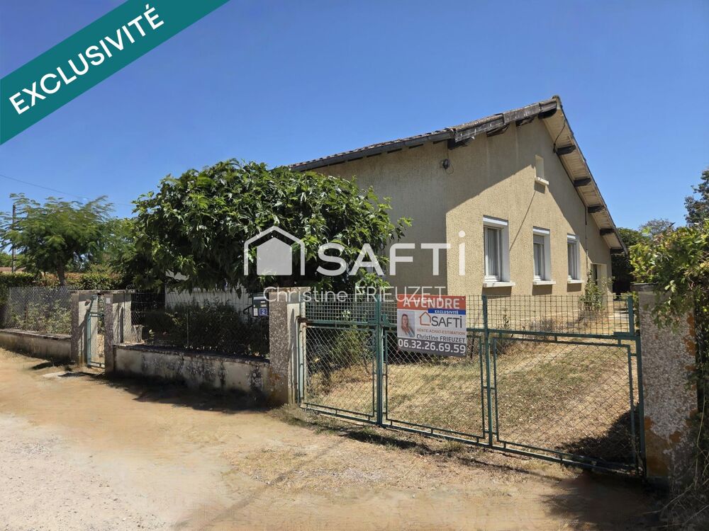 Plain-pied avec jardin et deux garages