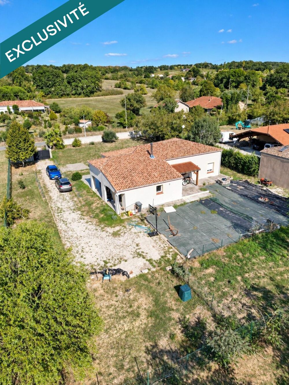 MAISON CONTEMPORAINE DE 145 M² SUR UN TERRAIN DE 1 921 M²  LÉDAT (47)