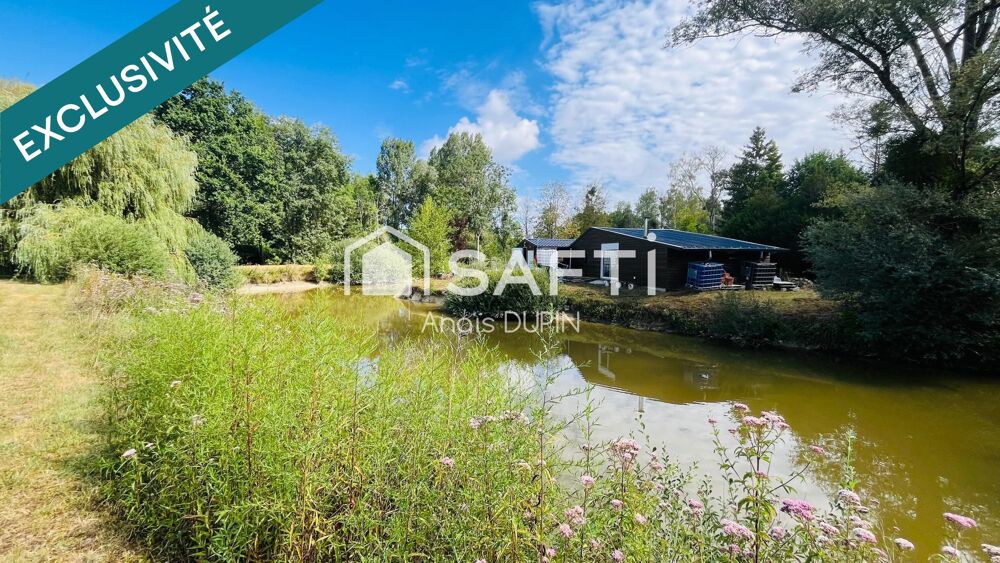 Vente Terrain Refuge naturel d'exception autonome avec étang privé Gizy