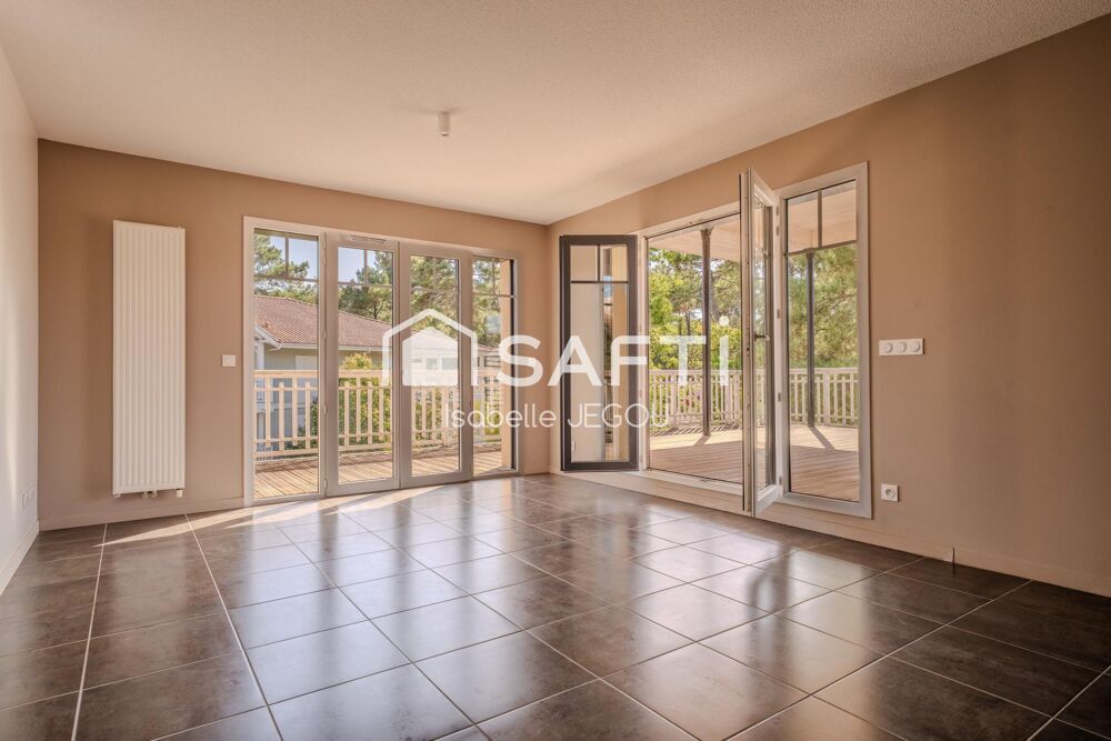 Bel appartement avec sa terrasse sud-ouest et ses grands espaces de vie lumineux