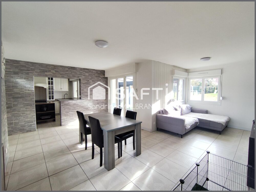 Vente Maison Maison semi-individuelle de semi-plain pied avec sous sol ,3 chambres et jardin Lievin