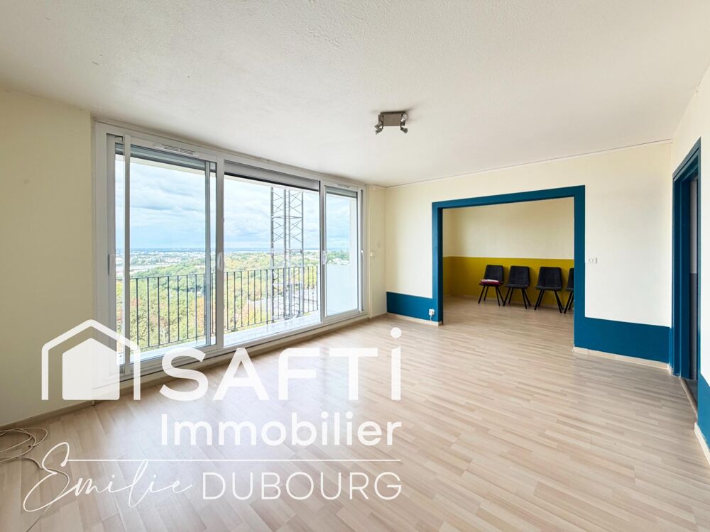 Cenon  Appartement lumineux avec vue panoramique sur Bordeaux